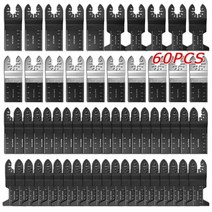 멀티커터날 만능커터날 만능 컷터날 세트20 100 pcs 다기능 진동 블레이드 바이메탈, 다목적 절단, type8-60pcs, 1개