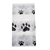 강아지 개 베이비 샤워 파티 세트 코기 발 인쇄 종이 접시 컵 허스키 오찬 냅킨 생일 장식 아이, 24 1pc black tablecloth