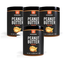더프로틴웍스 천연 로스트 땅콩버터 스무스 990g THE PROTEIN WORKS Store Roasted Peanut Butter, 4팩