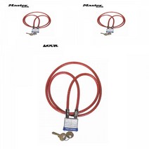 MASTER LOCK 와이어열쇠 719D 자물쇠 잠금장치, 단일상품(ILC2682), 상세페이지 참조