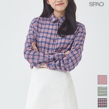 스파오 스파오 걸쳐입는 체크 셔츠_SPYC923G14