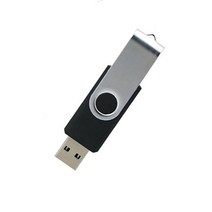 usb기기 usb Exuanck 사용자 정의 로고 금속 회전 USB 2.0 4 기가 바이트 8 16 32 메모리 플래시 드라이브, 02 black_08 1GB