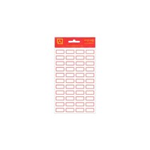 세모네모 세모네모 21x10mm 일반용 견출지 10매 모조지 아트지 라벨지 네임택 다이어리 꾸미기, R-적