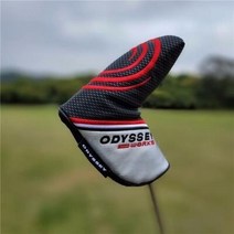 골프스윙연습기 런치모니터 골프배우기 ODYSSEY-마그네틱 클로저 PU 가죽 골프 퍼터 헤드 커버 액세서리, [06] Red Putter-