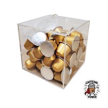 알로하 아크릴 커피캡슐 보관함 (13x13x13cm) + 커피스티커