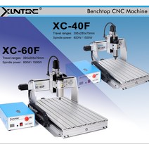 목공펜 선형 가이드가 있는 CNC 더 정밀한 벤치탑 40F 60F 조각 밀링 2023 새 버전, 6.40F 3axis 1500W - 220V