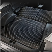 아지트 프리미엄 트렁크 퀼팅 매트 차박 매트 스크래치 기스 방지 JS-02, 삼성자동차, 2열 등받이 + 트렁크매트, QM6, 르노삼성