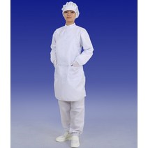 방진앞치마 제전앞치마 정전기방지 앞치마, 스카이블루, 주머니X