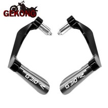 BMW G310R G 310R G310 R 78 22mm 범용 오토바이 CNC 브레이크 클러치 레버 핸들 바 그립 핸들 바 가드 보, 08 Titanium