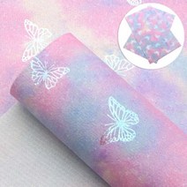 옷염색약 물감 의류 변색 타이 염료 인조퍼 가죽 시트 범프 질감 호일 합성 패브릭 롤 DIY 귀걸이 헤어 리본 파우치 공예용, 50x140cm, 5blue pink