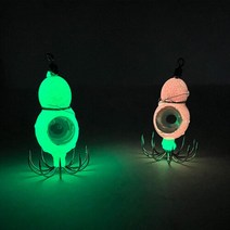 쭈갑채비 왕눈이 점등바늘 토성채비 에자, 핑크