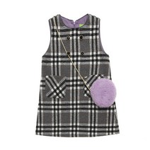 티파니주니어 [티파니]그레이 체크 원피스 T25KAO010