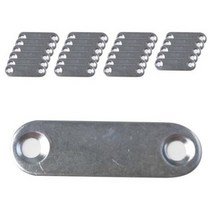 철물코리아 C15 철물 철판아대 6p, 20개입