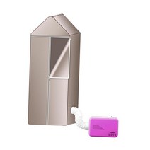 의류 건조기 접이식 미니 건조기 아파트 선물용 공간 절약 RV, 220V 바이올렛, ABS
