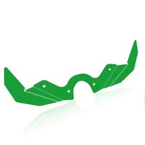 닌자 400 오토바이 페어링 공압 팁 윙 프로텍터 쉘 커버 다운 포스 에어 디플렉터, green