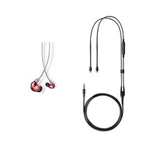 슈어 SE535LTD in 이어 무선 헤드폰 레드 탈부착 & Universal 유니버셜 통신 케이블 가능한 Se 방음 이어폰 블랙