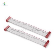 1.27MM 레드 하네스 IDC 케이블 어셈블리 플랫 리본 케이블 배선 와이어-보드 마이크로 매치 lengeh 200mm, 01 Opposite direction_04 10P