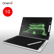 케미 LCD 전자 노트 패드 HIBN-10A, 화이트