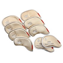지콘 고급 골프 아이언 자석 커버 세트, 골드