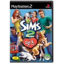 플레이스테이션 PS2 심즈2펫중고게임시디, 심즈2펫설명서만없는