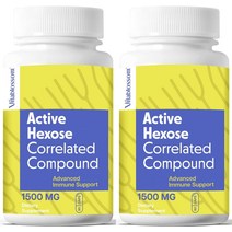 비타브로솜 AHCC 표고버섯균사체ahcc 1500mg(3캡슐) 90캡슐 2개, 90정