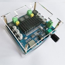 앰프 용품 2*100W 사운드 앰프 보드 블루투스 호환 TDA7498 전원 디지털 스테레오 수신기 앰프 스피커 홈 시어터 Diy, 02 파란