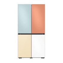 삼성전자 RF60B91U2AP 비스포크 냉장고 키친핏 615L 조합형 도어가격포함, 코타2+글램/새틴2