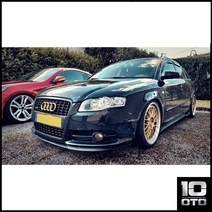 아우디 바디킷 s4 rs4 b7 a4 cupra r 프론트 스포일러 프론트 범퍼 유로 스포일러 립 3, 없음