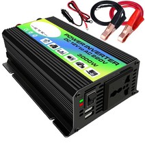 차량용인버터 용접기 태양광 인버터 벽걸이 3000W 12V ~ 220V/110V 자동차 전원 인버터 변환기 충전기 어댑, 01 12V_01 220V
