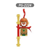 몽키 킹 슈퍼 히어로 액션 피규어 미니 브릭 인형 조립 블록 1 피스 MOC DIY 완구 어린이 선물 용품, 01 RZPG2224