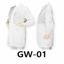 [KT알파쇼핑]제전복 QPRO Y카라 기본가운 GW-01, 화이트_3XL