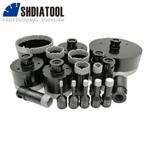 건식 코아드릴 코어 홀쇼 코아기 천공 배관 DIATOOL 1pc Vacuum Brazed Diamond Dry Drilling Bits with 5/8-11 Connection f, 16 65mm_01 M14 Thread(EU)