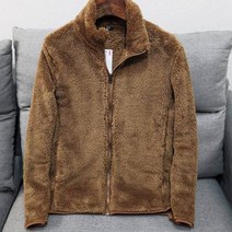 가바바 남성 겨울 후리스 보기만해도 보들보들 양털 터틀넥 데일리 숏 후드집업 G40381