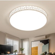 거실등 led 우물천장 부드러운 라운드 사무실 천장 교체 조명 커버 60w 등 간접 시공 매립 50평대 30평대 전등 출장 거실 가격 국, A