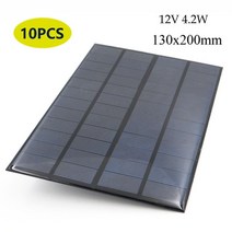 태양 전지 패널 12 v volt 배터리 휴대 전화 충전기 12v dc 미니 태양열 키트 diy for Portable car bus rv external battery charg, 4.2w