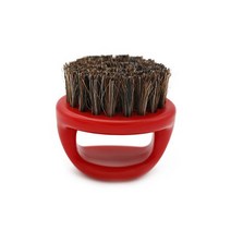 구렛나루 수염 남자 면도 브러시 링 디자인 말 갈기 강모 플라스틱 핸들 콧수염 브러시 휴대용 얼굴 청소 수염 브러시 스타일링 도구, hy075