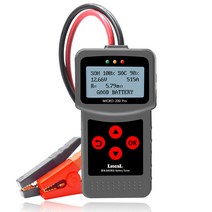 Lancol 자동차 배터리 수명 시험기 분석 자전거 내부 저항 시작 12V 마이크로-200 PRO 정지, 1개