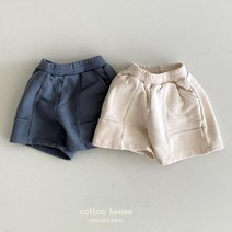 [코튼하우스] 시보리반바지 유아 키즈 등원룩 탄탄한소재 댄디룩 스포티 활용좋은 매칭쉬운팬츠