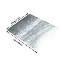 열반사단열재 벌집 둥지 꿀벌 반사 필름 단열 커버 코팅 방수 실버 냉각 양산 양봉 도구, 밝은 회색, 15개