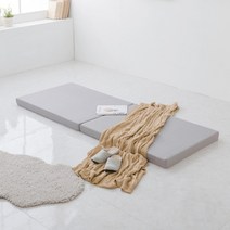 [2단 접이식 MS 멀티싱글]국내생산 5cm 토퍼 매트리스
