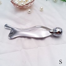 눈밑지방제거마사지 눈밑지방 안검하수 뷰티디바이스1PC Eye Applicator Metal Under Roller For Face Mas, 01 S