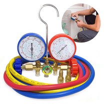 에어컨 매니폴드 게이지 신냉매 구냉매 양용 R22 R410A R134A R404A 냉장고 냉동고