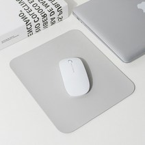 심플 무지 가죽 미니 마우스 패드 맥북 노트북 트레이 휴대용 사무용 소형 방수 무선 예쁜 소프트 매트 6컬러, 색상, 그레이