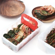 수민네(국내산) 김치 자르미 김치 커터 밀폐용기, 본품1개