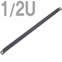 NM CYPN-1 2U(Black) 허브랙 블랭크 판넬(1 2U 블랙)서버랙 허브랙 판넬 전용도어 시리얼장비 네트워크장비 슬라이딩선반, 본상품