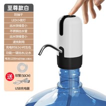통형수 정수기 생수통 펌핑 전동식수기 자동, 지존백 무드등 부착 스테인리스 출수관