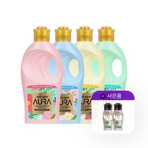 샤프란 아우라 홀리데이판타지 섬유유연제 1L x4개, 샤프란 홀리데이
