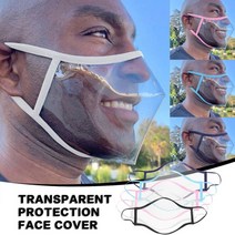 투명마스크 입모양마스크 페이스쉴드 강의용마스크 투명마스크 선생님마스크 위생투명마스크 수화마스크 면, 02검정