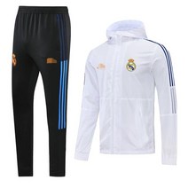 레알마드리드 22-23 어센틱 윈드브레이커 상의(화이트)+ 하의 세트