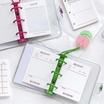 3공 다이어리 만년 귀여운 데일리 속지 40매 리필 계획 다꾸 무지 노트 플래너, 02 : 노트